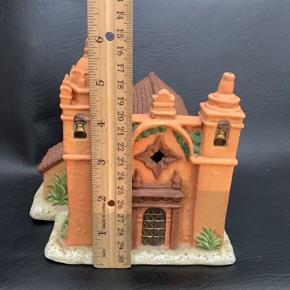 Mervyns California Missions San Carlos Borromeo Vintage Window Light Christmas - Picture 8 of 8